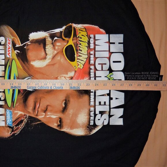SummerSlam 2005 shirt vintage WWE PPV promo pay per view Hogan Shawn Michaels - Picture 6 of 6